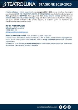 STAGIONE 2019-2020 - Teatro della luna