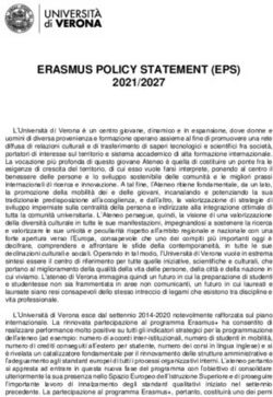 ERASMUS POLICY STATEMENT (EPS) 2021/2027 - Univr