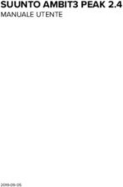 SUUNTO AMBIT3 PEAK 2.4 - MANUALE UTENTE