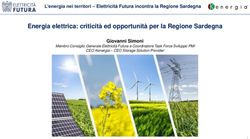Energia elettrica: criticit&agrave; ed opportunit&agrave; per la Regione Sardegna - Elettricit&agrave; Futura