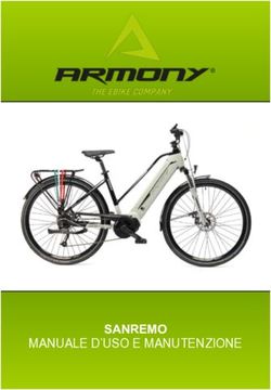 SANREMO MANUALE D'USO E MANUTENZIONE - Armony ...
