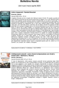 Bollettino Novità Libri nuovi marzo-aprile 2020 - Comune di Cornedo Vicentino