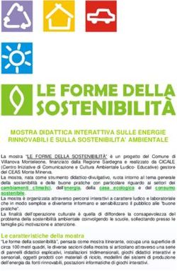 MOSTRA DIDATTICA INTERATTIVA SULLE ENERGIE RINNOVABILI E SULLA SOSTENIBILITA' AMBIENTALE