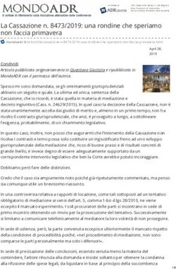 La Cassazione n. 8473/2019: una rondine che speriamo non faccia primavera