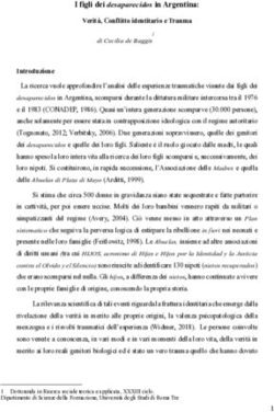 I figli dei desaparecidos in Argentina: Forum Nazionale ...