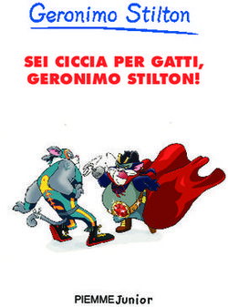Sei ciccia per gatti, geronimo stilton!