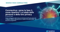 Coronavirus: verso la fase 2, come ripartire? La tutela delle persone e della loro privacy - 22 Aprile 2020 - Marsh