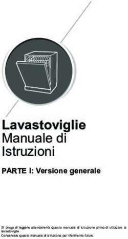 Lavastoviglie Manuale di Istruzioni PARTE I: Versione generale - Midea