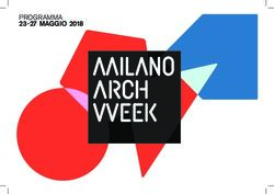 PROGRAMMA 23 - 27 MAGGIO 2018 - Stefano Boeri Architetti