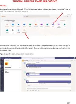 TUTORIAL UTILIZZO TEAMS PER DOCENTI