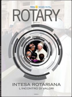 INTESA ROTARIANA L'INCONTRO DI VALORI - Rotary distretto 2072