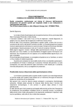 Studio prospettico randomizzato sul timing di chiusura dell'ileostomia - BMJ Open