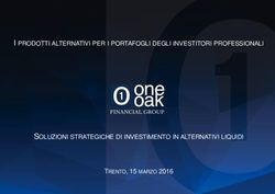 I PRODOTTI ALTERNATIVI PER I PORTAFOGLI DEGLI INVESTITORI PROFESSIONALI - SOLUZIONI STRATEGICHE DI INVESTIMENTO IN ALTERNATIVI LIQUIDI TRENTO, 15 ...