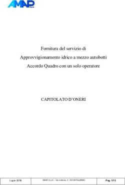 FORNITURA DEL SERVIZIO DI APPROVVIGIONAMENTO IDRICO A MEZZO AUTOBOTTI ACCORDO QUADRO CON UN SOLO OPERATORE - CAPITOLATO D'ONERI - AMAP SPA