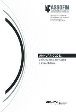ANNUARIO 2021 del credito al consumo e immobiliare - Bancaria Editrice