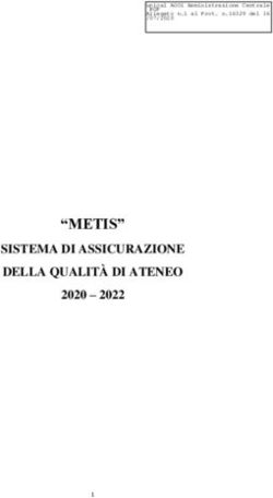 "METIS" SISTEMA DI ASSICURAZIONE DELLA QUALITÀ DI ATENEO - UNICAL Dimes
