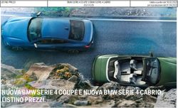 NUOVA BMW SERIE 4 COUPÉ E NUOVA BMW SERIE 4 CABRIO. LISTINO PREZZI.