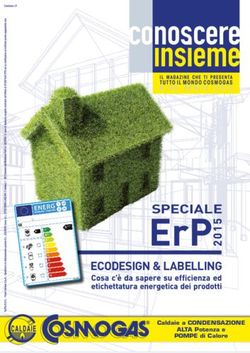 SPECIALE ECODESIGN & LABELLING - Caldaie a CONDENSAZIONE ALTA Potenza e POMPE di Calore - Cosmogas