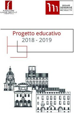 Progetto educativo 2018 2019 - Genus Bononiae