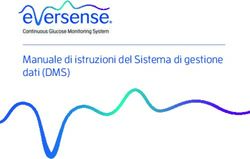 Manuale di istruzioni del Sistema di gestione dati (DMS)