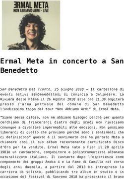 Ermal Meta in concerto a San Benedetto - Il Mascalzone