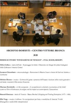 ARCHIVIO BORSISTI - CENTRO VITTORE BRANCA 2020
