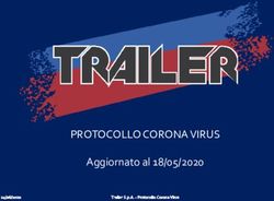 PROTOCOLLO CORONA VIRUS - Aggiornato al 18/05/2020