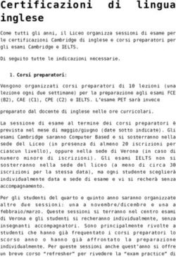 Certificazioni di lingua inglese