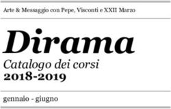 Dirama Catalogo dei corsi 2018-2019 - gennaio - giugno - Scuola Arte e ...