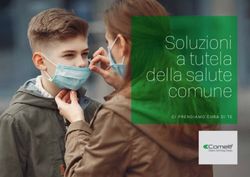 Soluzioni a tutela della salute comune - CI PRENDIAMO CURA DI TE - Comelit Group