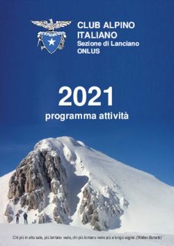 2021 CLUB ALPINO ITALIANO - CAI Abruzzo