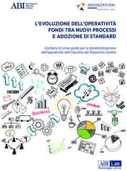 L'EVOLUZIONE DELL'OPERATIVIT&Agrave; FONDI TRA NUOVI PROCESSI E ADOZIONE DI STANDARD - Abi