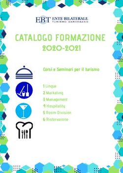 CATALOGO FORMAZIONE Corsi e Seminari per il turismo - 1 Lingue 2 Marketing 3 Management 4 Hospitality 5 Room Division 6 Ristorazione