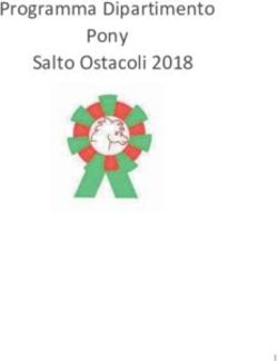 Programma Dipartimento Pony Salto Ostacoli 2018 - Fise