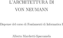 L'ARCHITETTURA DI VON NEUMANN - Dispense del corso di Fondamenti di Informatica I Alberto Marchetti-Spaccamela - Piazza