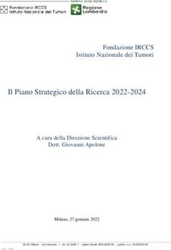 Il Piano Strategico della Ricerca 2022-2024 - Istituto Tumori ...