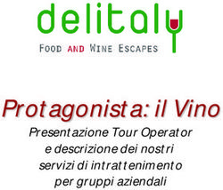 Protagonista: il Vino - Presentazione Tour Operator e descrizione dei nostri servizi di intrattenimento per gruppi aziendali