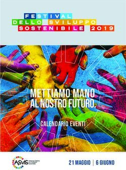 METTIAMO MANO AL NOSTRO FUTURO - calendario eventi 21 MAGGIO | 6 GIUGNO