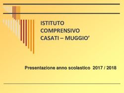 ISTITUTO COMPRENSIVO CASATI - MUGGIO' - Presentazione anno scolastico 2017 / 2018 - Istituto Comprensivo ...