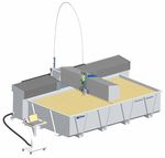 TECNOCUT EASYLINE Sistema di taglio a getto d'acqua Water-jet cutting system - Scm