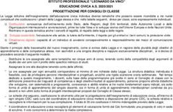 ISTITUTO PROFESSIONALE "LEONARDO DA VINCI" EDUCAZIONE CIVICA A.S. 2020/2021 PROGETTAZIONE PER CONSIGLI DI CLASSE
