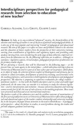 Interdisciplinary perspectives for pedagogical research: from selection to education of new teacher1