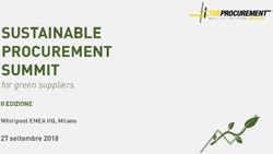 For green suppliers - The Procurement