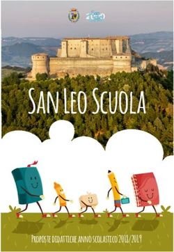 San Leo Scuola - Proposte didattiche anno scolastico 2018/2019