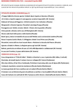 RASSEGNA STAMPA CGIL FVG - mercoled&igrave; 8 aprile 2020