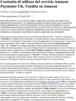 Contratto di utilizzo del servizio Amazon Payments UK, Vendita su Amazon