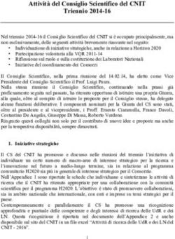 Attività del Consiglio Scientifico del CNIT Triennio 2014-16