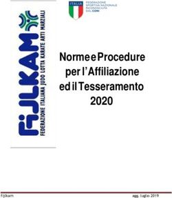 Norme E Procedure Per L'Affiliazione Ed Il Tesseramento 2020 - Fijlkam