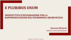 E PLURIBUS UNUM PROSPETTIVE D'INTEGRAZIONE PER LA RAPPRESENTAZIONE DEL PATRIMONIO ARCHIVISTICO