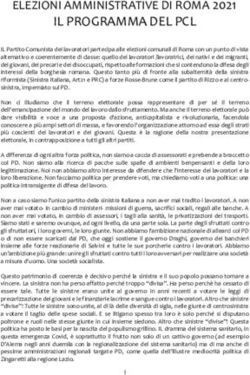 IL PROGRAMMA DEL PCL ELEZIONI AMMINISTRATIVE DI ROMA 2021